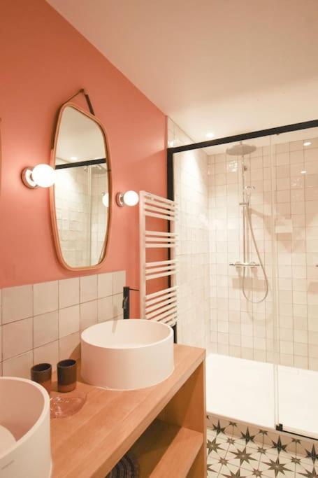 Chambre Majorelle - Rdc - Plage 50M - Rue Gratuite Saint-Malo Ngoại thất bức ảnh