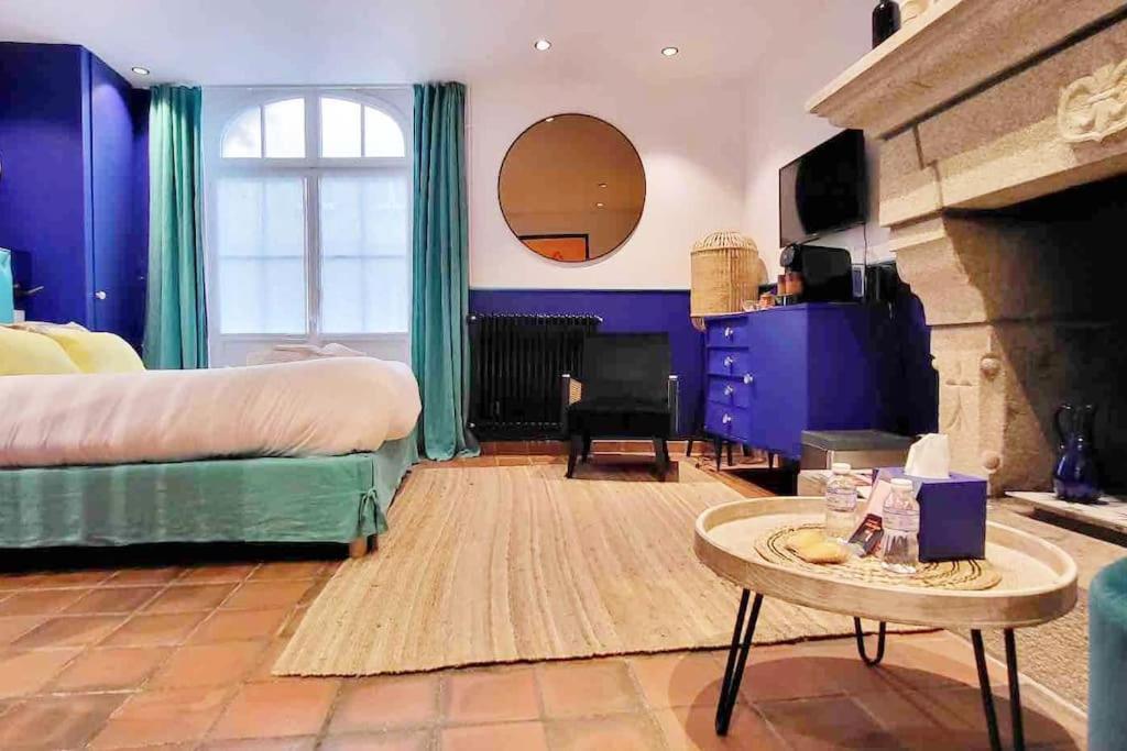 Chambre Majorelle - Rdc - Plage 50M - Rue Gratuite Saint-Malo Ngoại thất bức ảnh