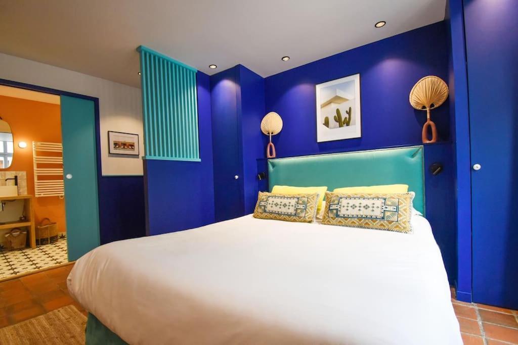 Chambre Majorelle - Rdc - Plage 50M - Rue Gratuite Saint-Malo Ngoại thất bức ảnh